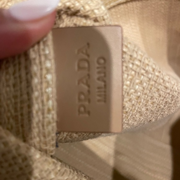 Prada Raffia Tote Bag - Picture 7 of 9